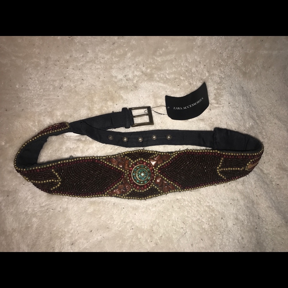ZARA beaded belt